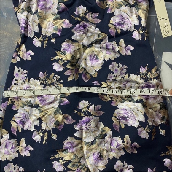 NEW Eliza J beautiful one shoulder jacquard ruffle dress - Picture 8 of 9